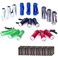 EverBrite 18PCs Mini Linterna Llavero LED- Linternas Portátiles de Aluminio Premium Ligero y Duradero-Mochilero con…